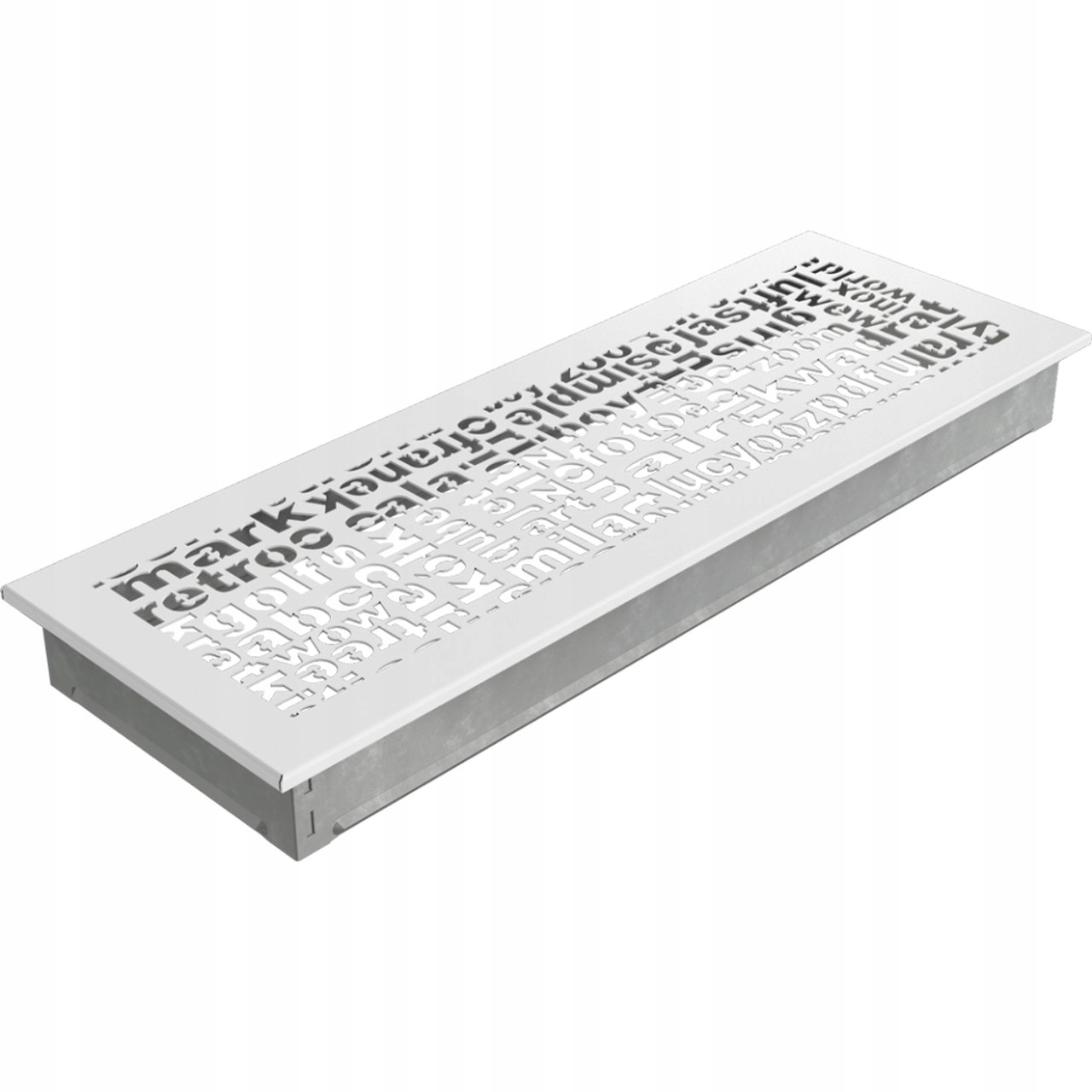 Vetracia mriežka ABC biela 17x49 + zdarma