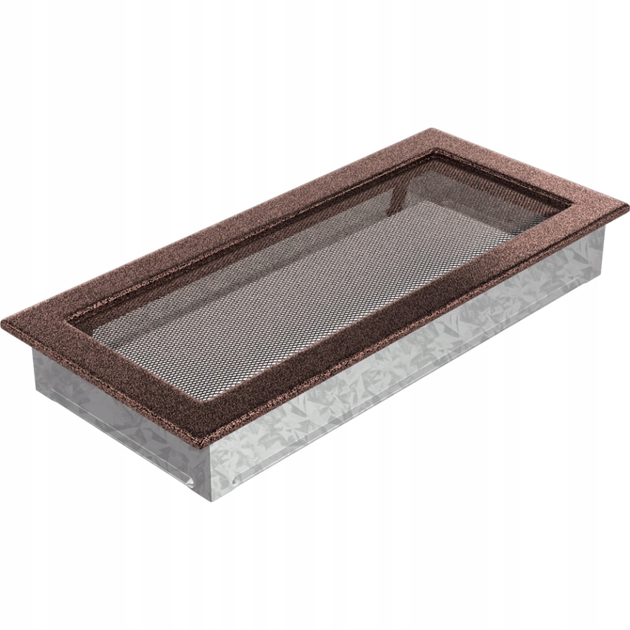 Medená vetracia mriežka 17x37 + zdarma