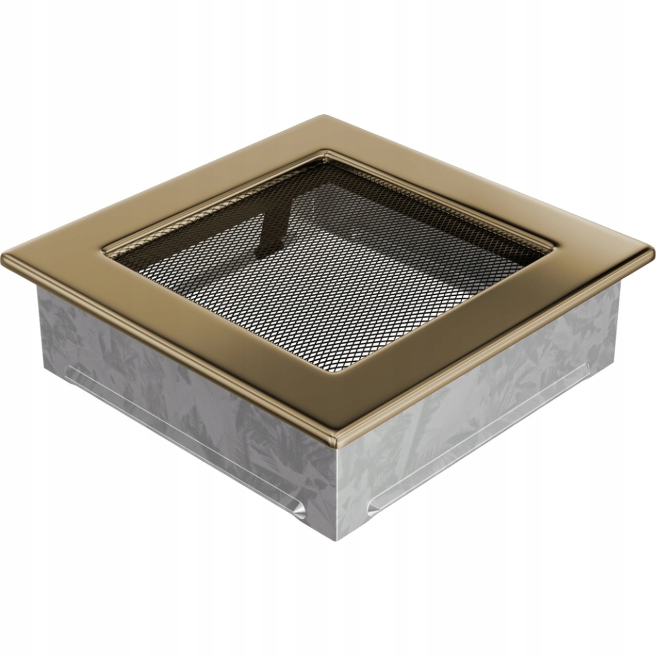 Pozlátená ventilačná mriežka 17x17 + zadarmo