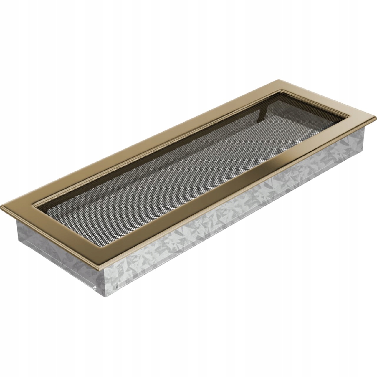 Pozlátená ventilačná mriežka 17x49 + zadarmo