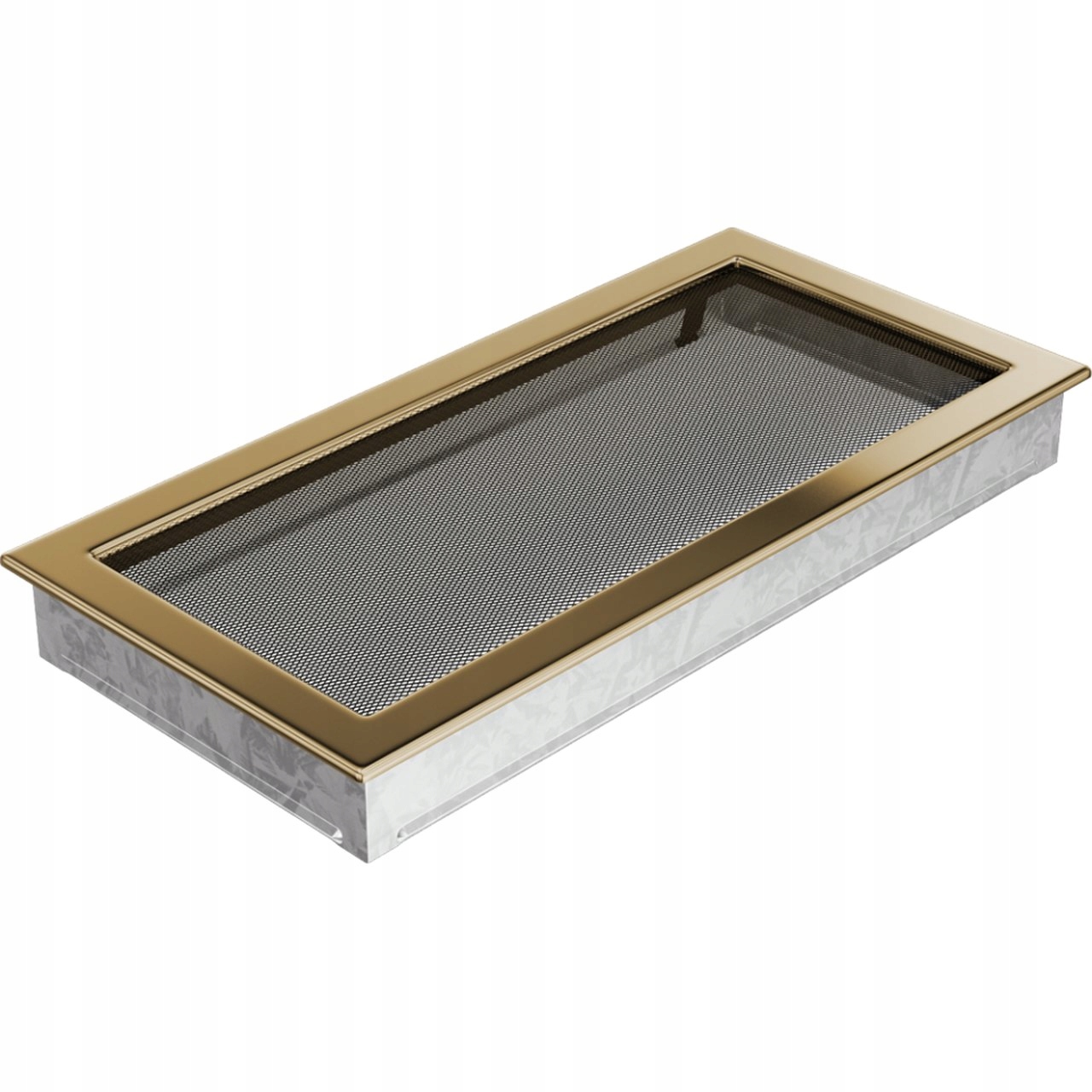 Pozlátená vetracia mriežka 22x45 + zadarmo