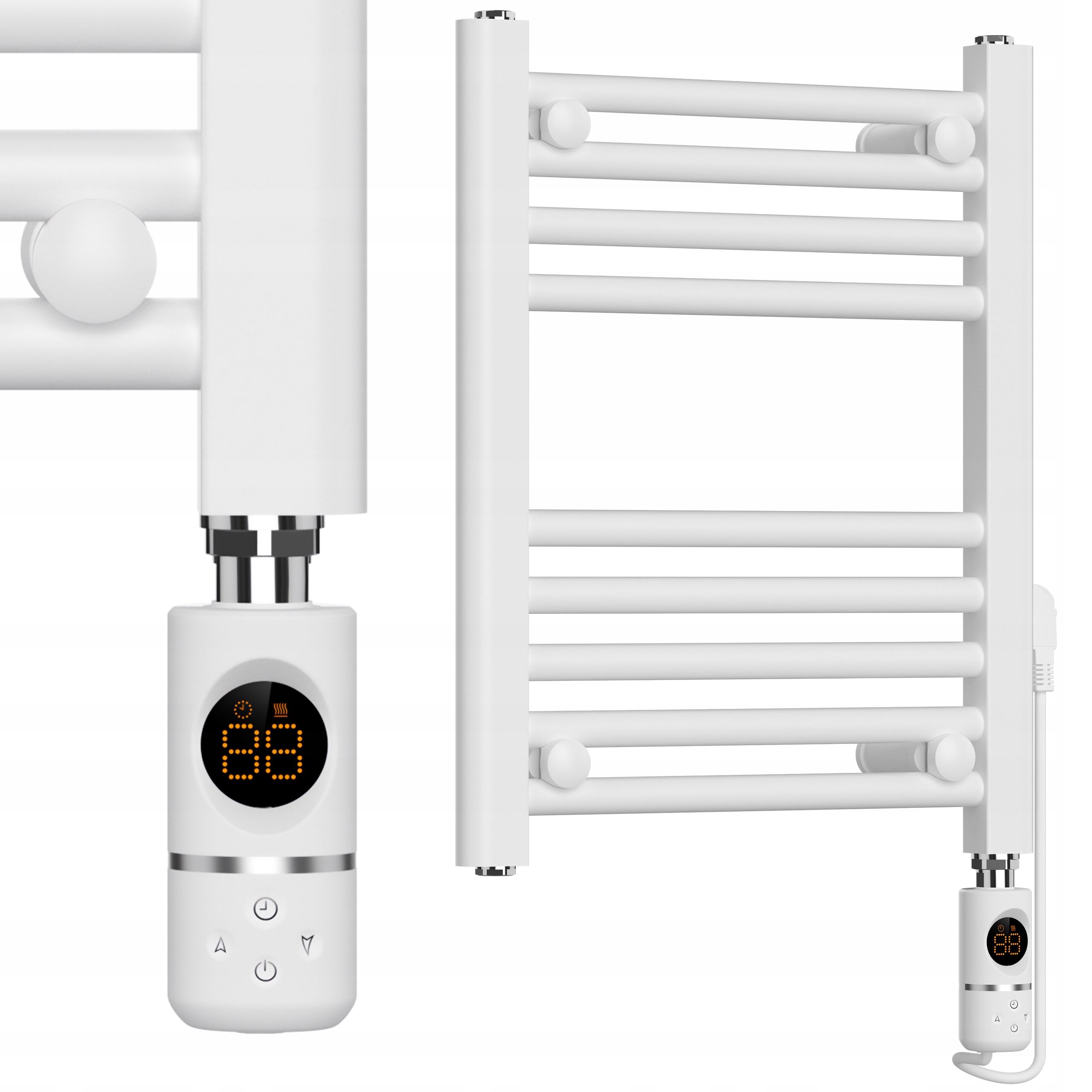 Elektrický kúpeľňový radiátor Maltec 300 W 400 x 630 mm biely