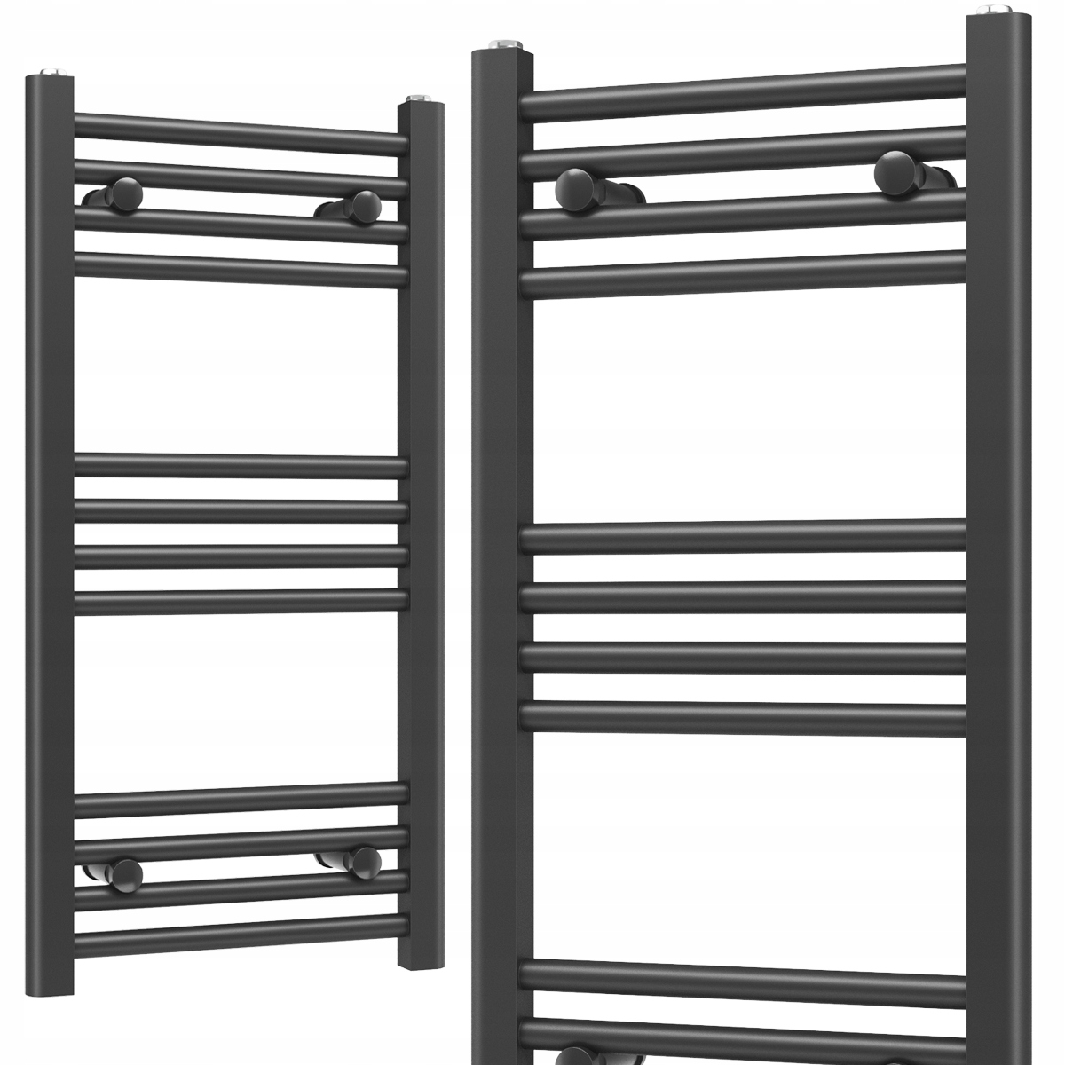 KÚPEĽŇOVÝ RADIÁTOR REBRÍK 400 x 800 273W 12-REBROVÝ BLACK SLIM 40x80cm