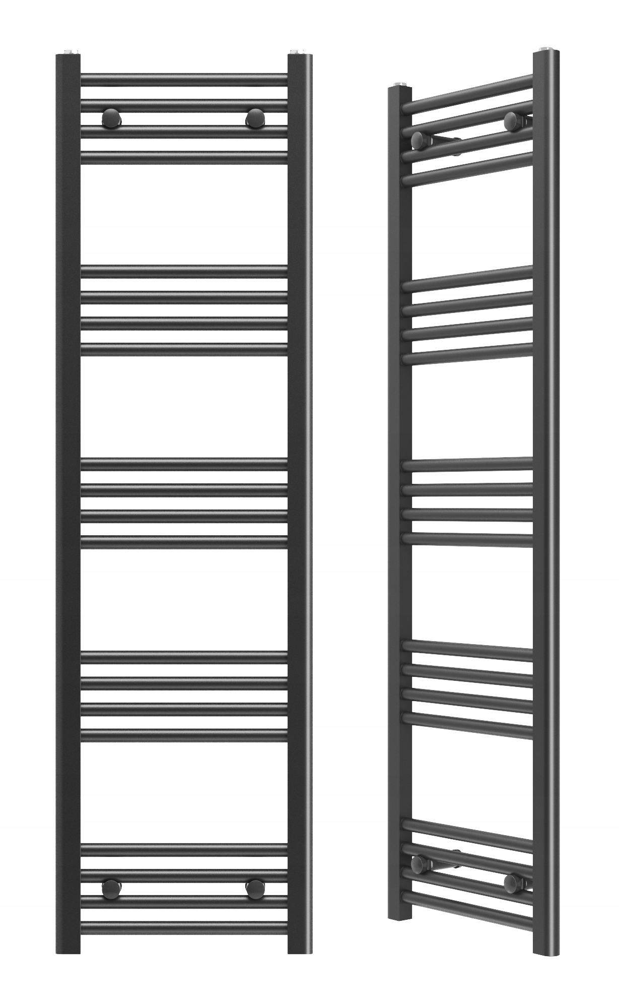 Elektrický kúpeľňový radiátor Granitan 464 W 400 x 1400 mm čierny