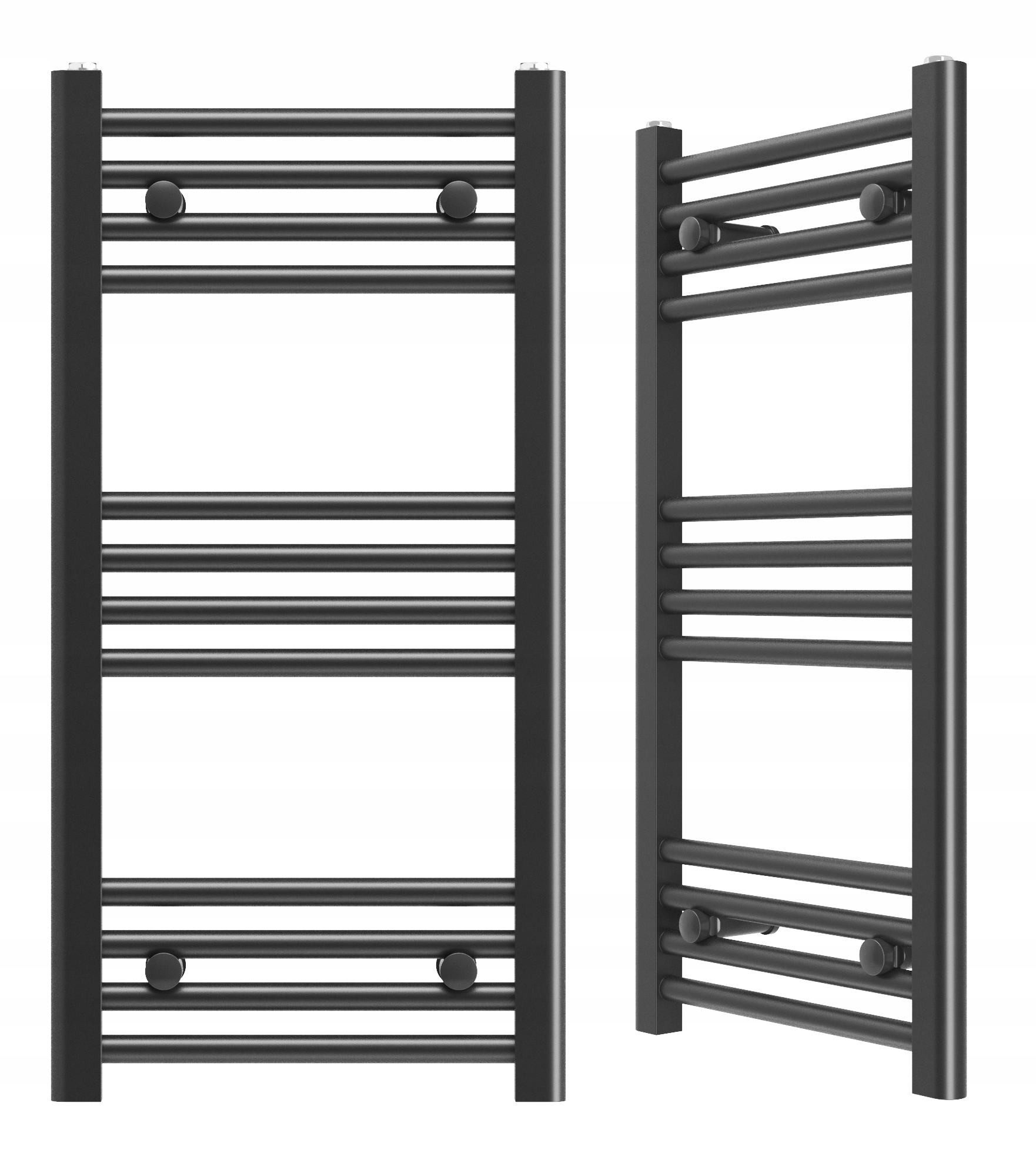 Granitan vodný kúpeľňový radiátor 273 W 400 x 800 mm čierny
