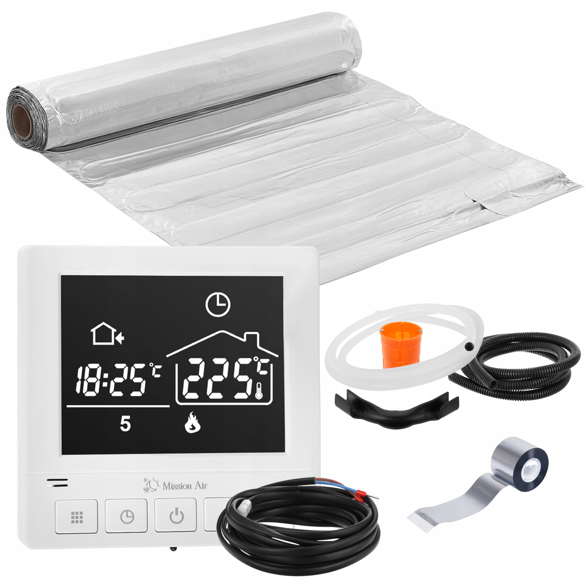 SET Vykurovacia rohož pre panely MAL-160 W/m² 1,5m²