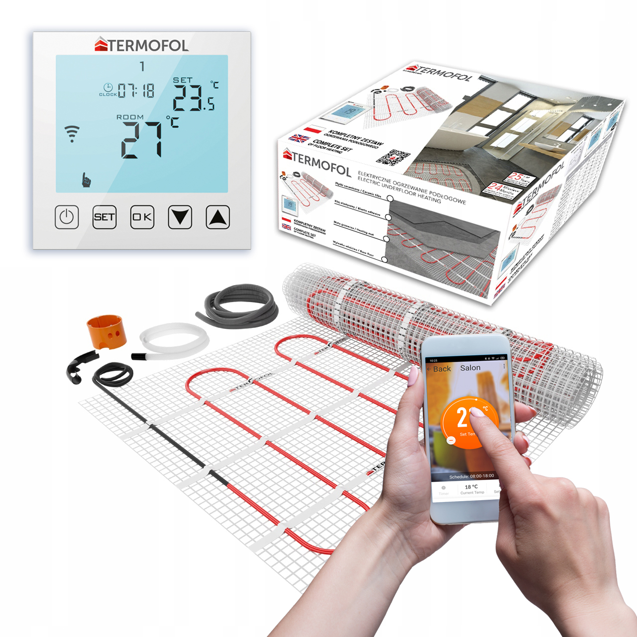 Termofol TF-HM-150.120.WIFI vykurovací set