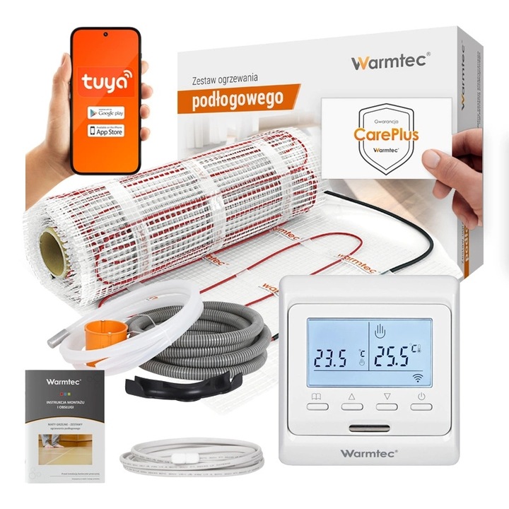 Vykurovacia rohož na obklady DS2-20/T510 Warmtec 170W/m2 2m2 WiFi