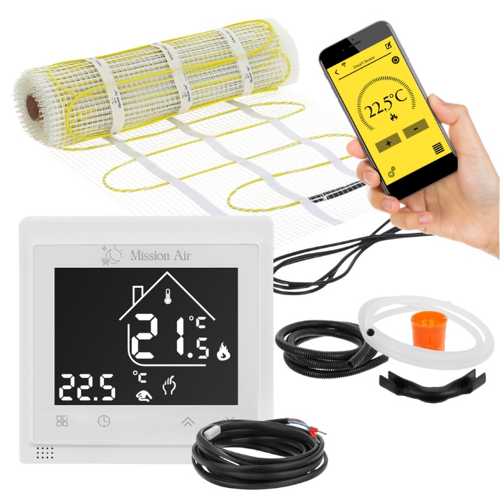 SET Vykurovacia rohož na obklady MA-160 W/m² 3,5m²