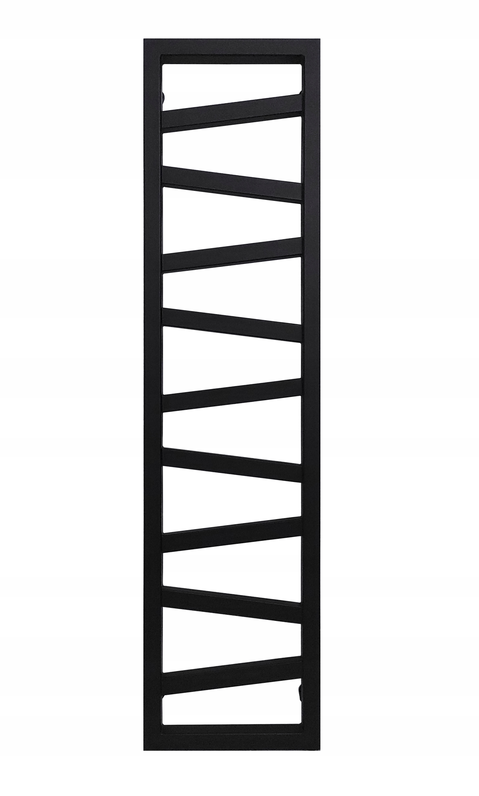 Vodný kúpeľňový radiátor Scarlet 435 W 300 × 1200 mm čierny