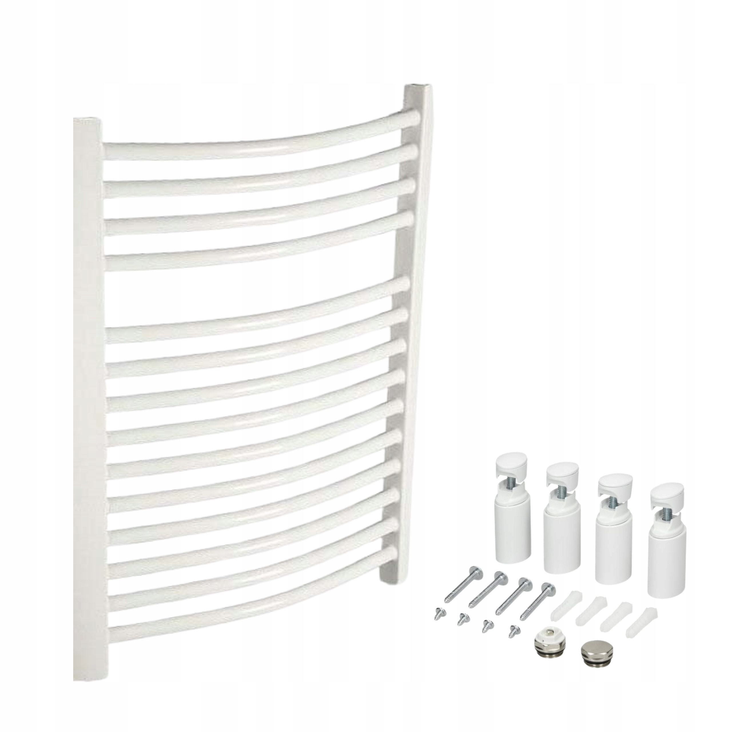 Online vodný kúpeľňový radiátor 357 W 500 x 800 mm biely