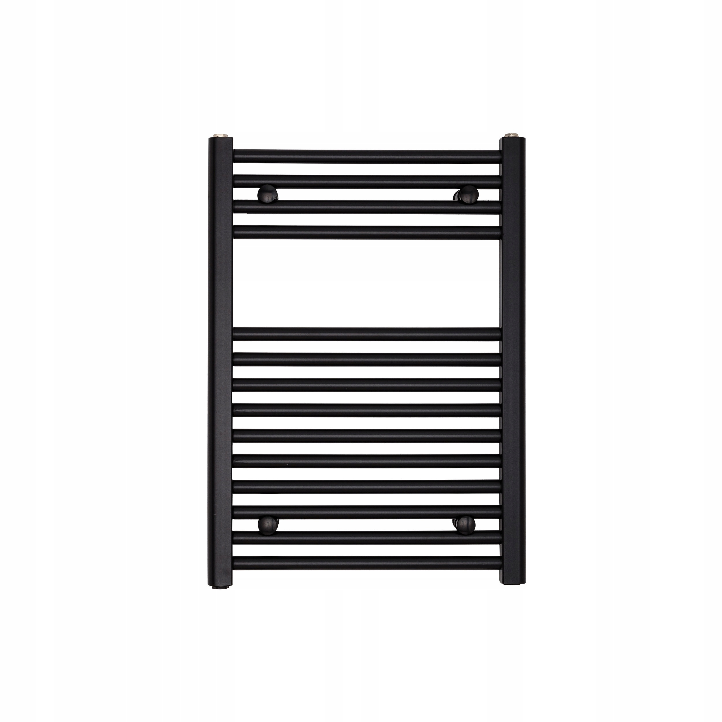 Heat & Style 337 W vodný kúpeľňový radiátor 500 × 700 mm čierny