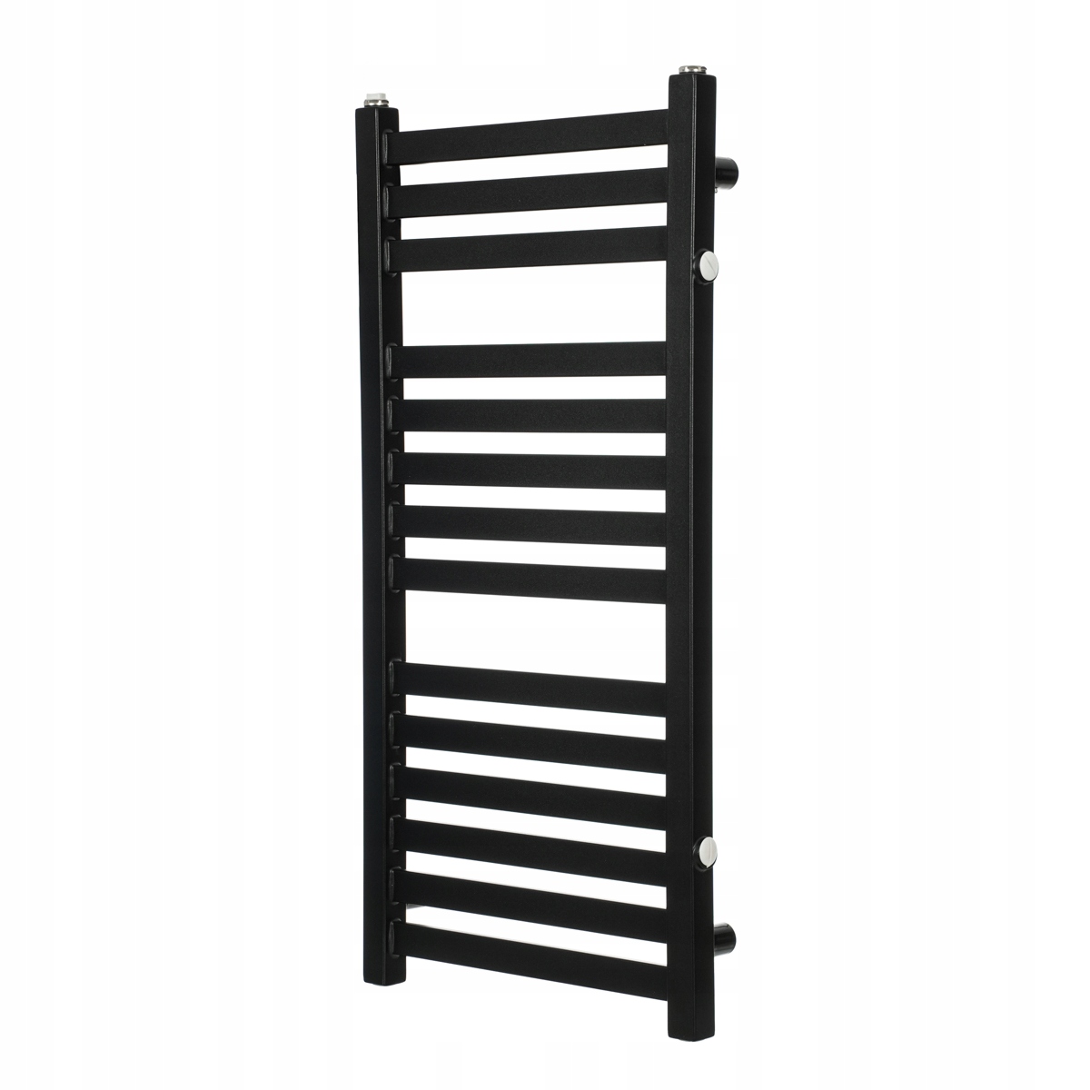 Vodný kúpeľňový radiátor Scano 867 W 630 x 1570 mm čierny