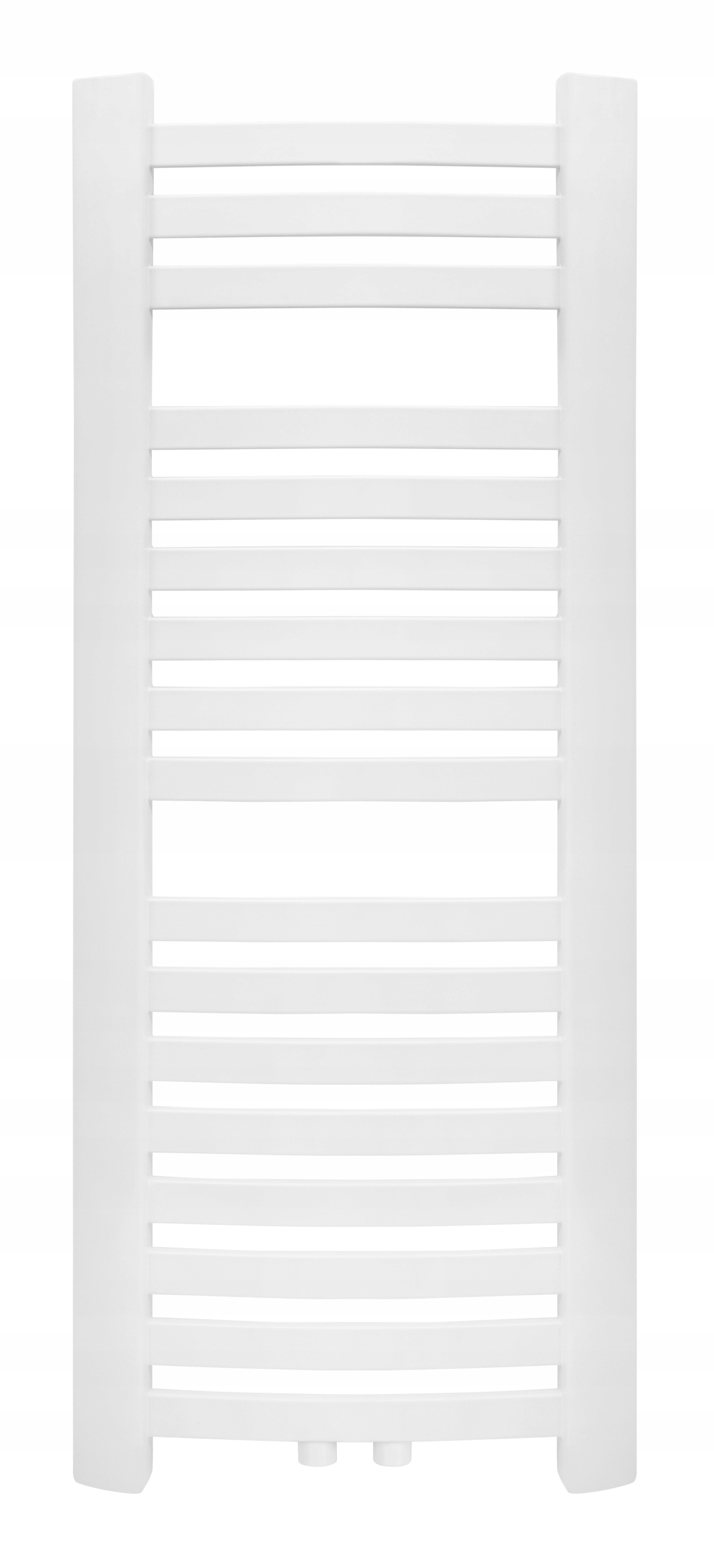 Diamantový 484 W vodný kúpeľňový radiátor 570 x 1000 mm biely