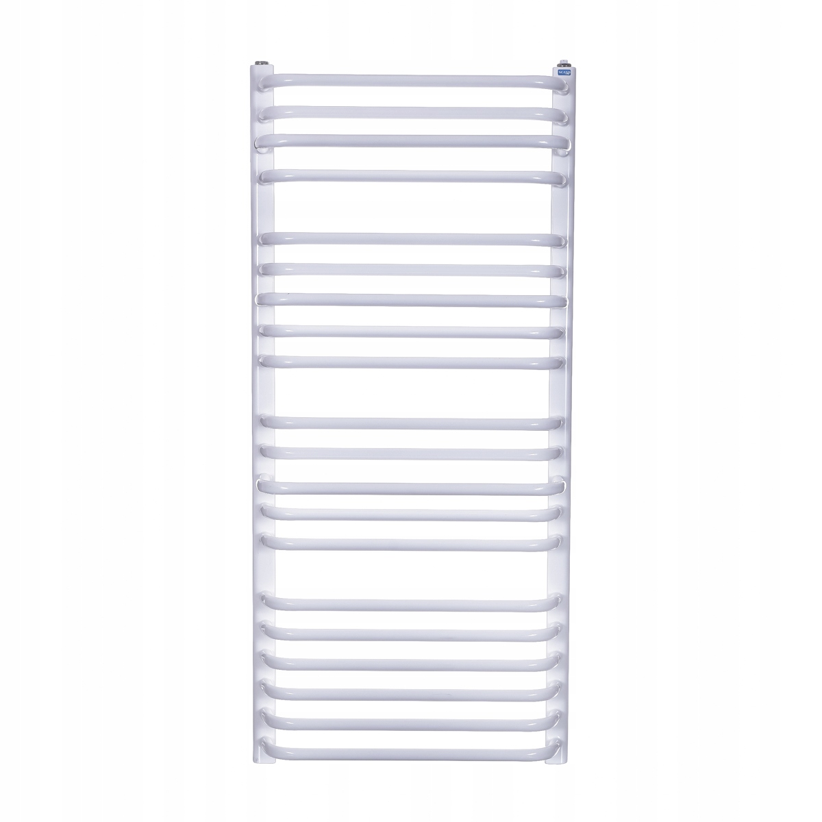 Vodný kúpeľňový radiátor s vešiakmi EW 440 × 1170 mm BIELY radiátor