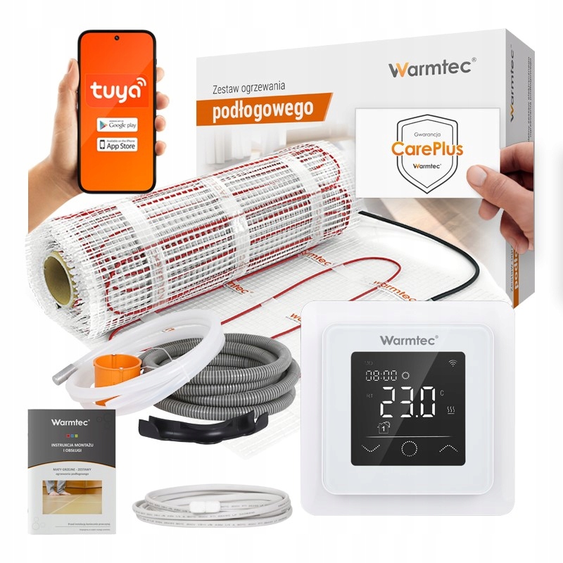 Vykurovacia rohož na obklady 3m2 170W/m2 DS2-30/ZTS Warmtec WiFi