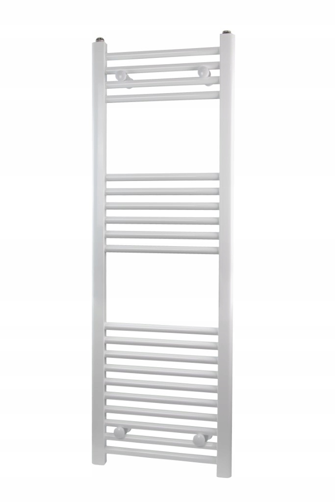 Vodný kúpeľňový radiátor 516 W 400 x 1200 mm biely