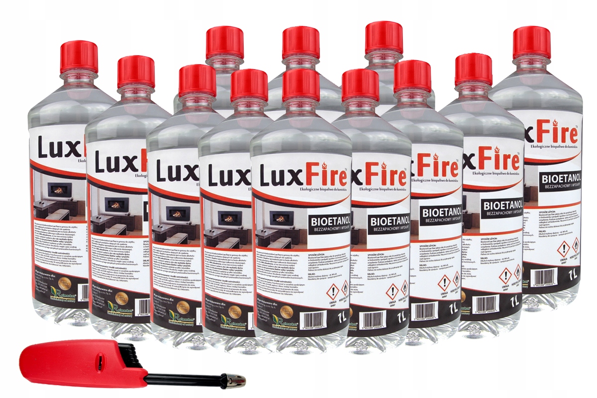 Biopalivo LUX FIRE pre biokrby 12L + ZAPALOVAČ