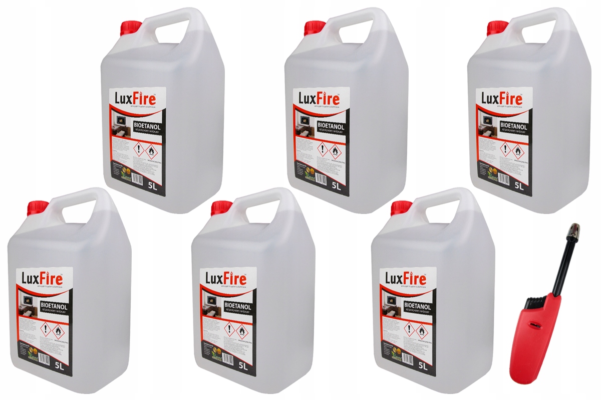 Vykurovacia kvapalina LUX FIRE pre biokrby 30L + ZAPALOVAČ