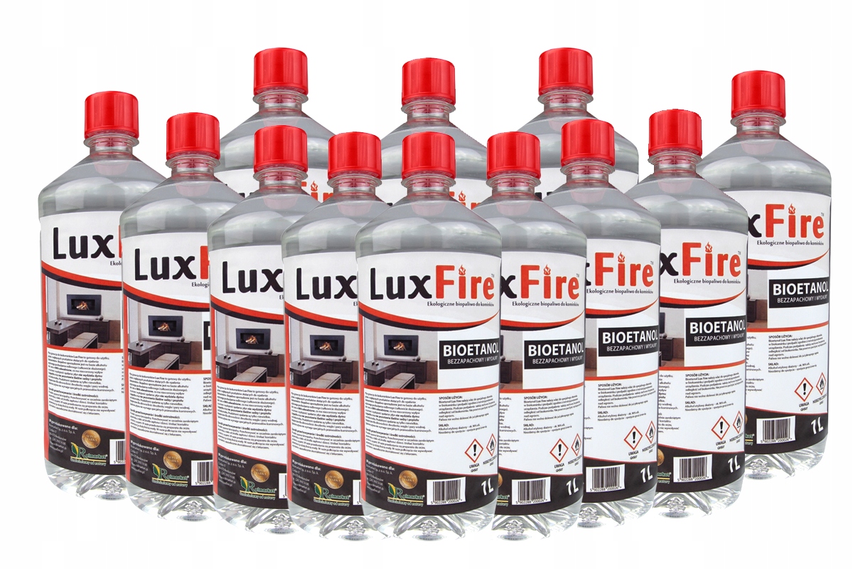 LUXE FIRE vykurovacie tekuté palivo pre krby 12x1L