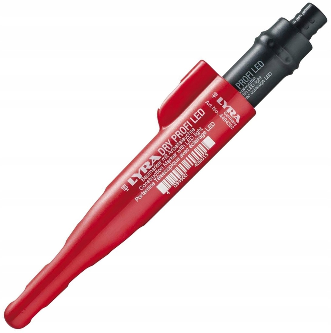 Stavebná ceruzka LYRA DRY PROFI s LED 4494 302