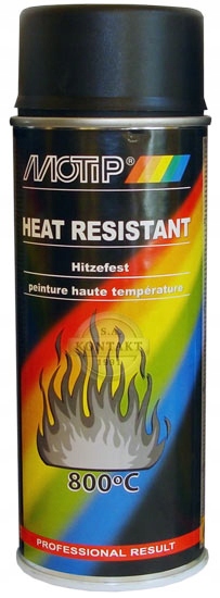 Krbová vložka - Žiaruvzdorný lak 800C čierny CRAFTS 400ml