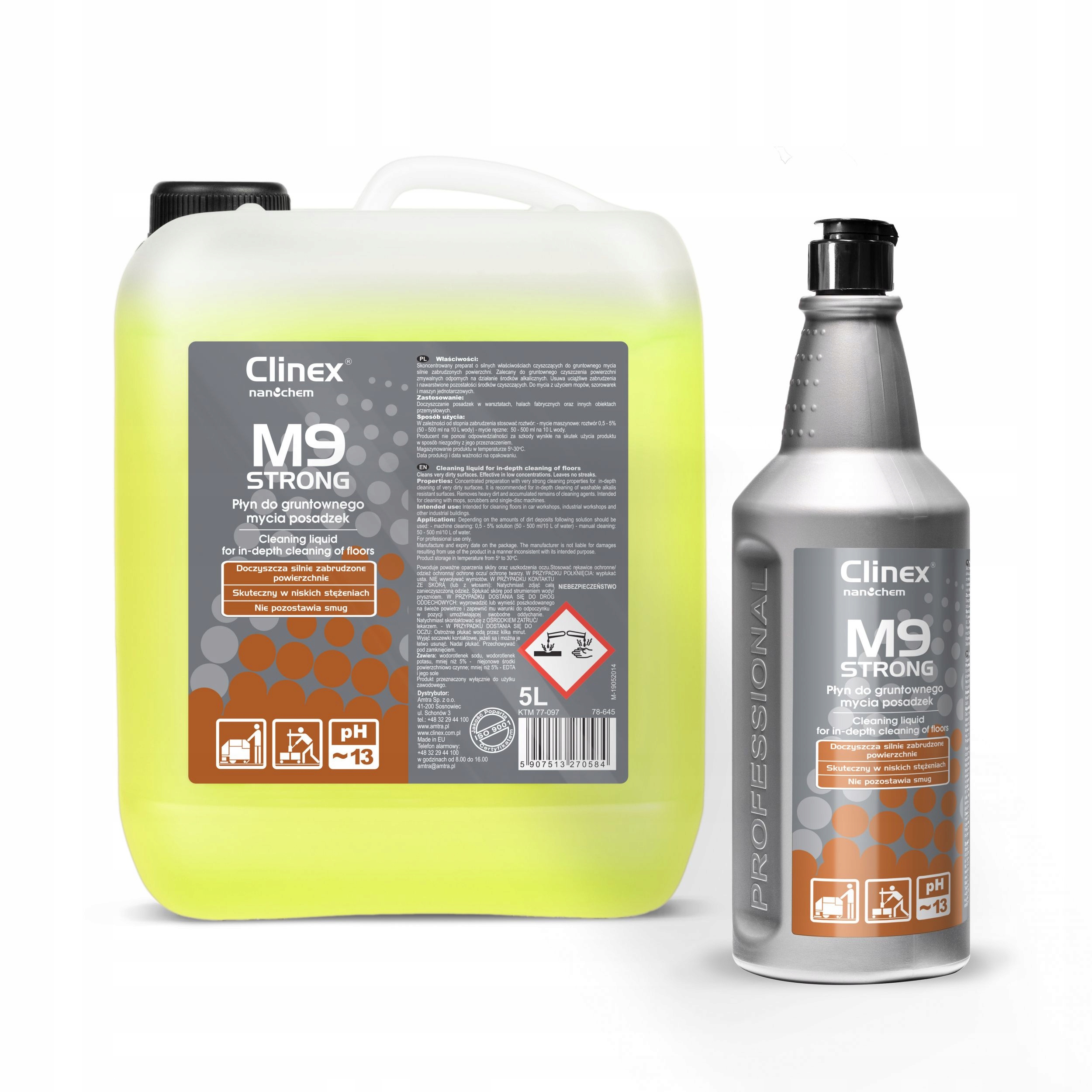 Krbová vložka - M9 Strong Liquid na dôkladné čistenie podláh