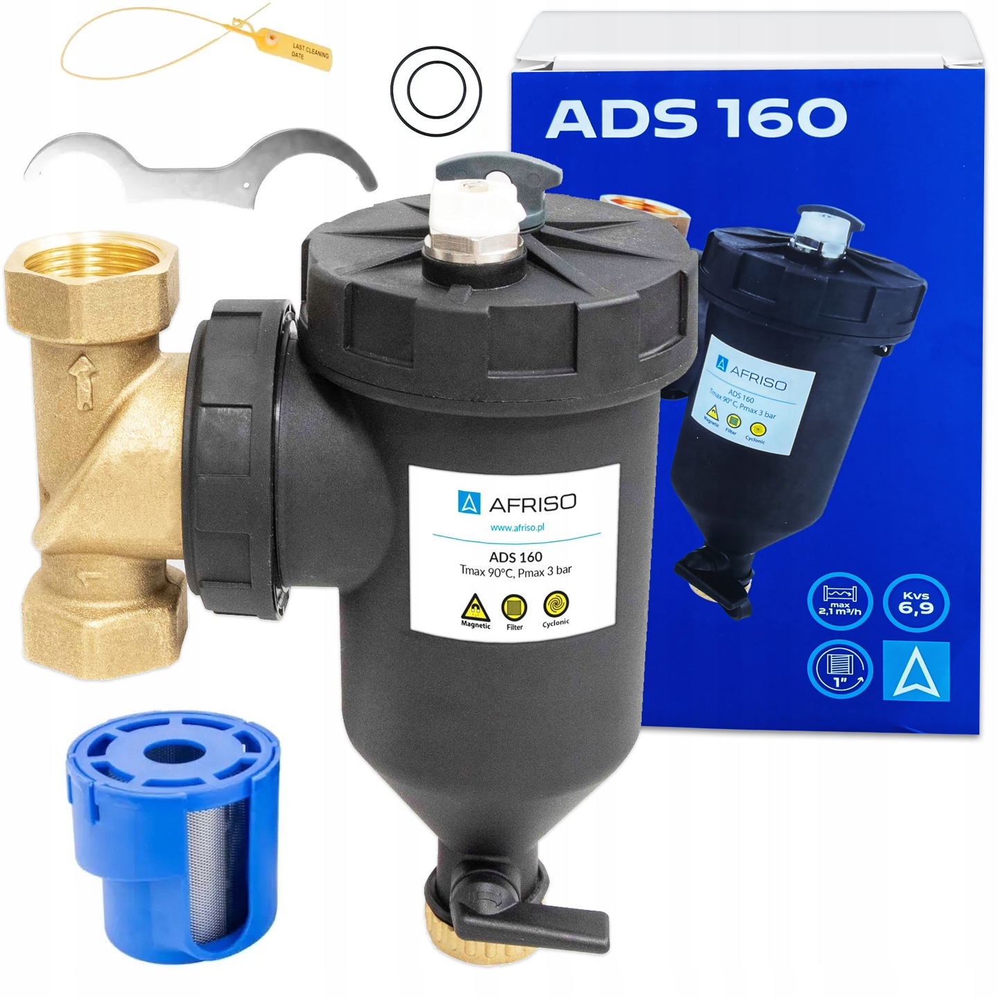 MAGNETICKÝ FILTER, AFRISO SEPARATOR ZNEČISTENIA
