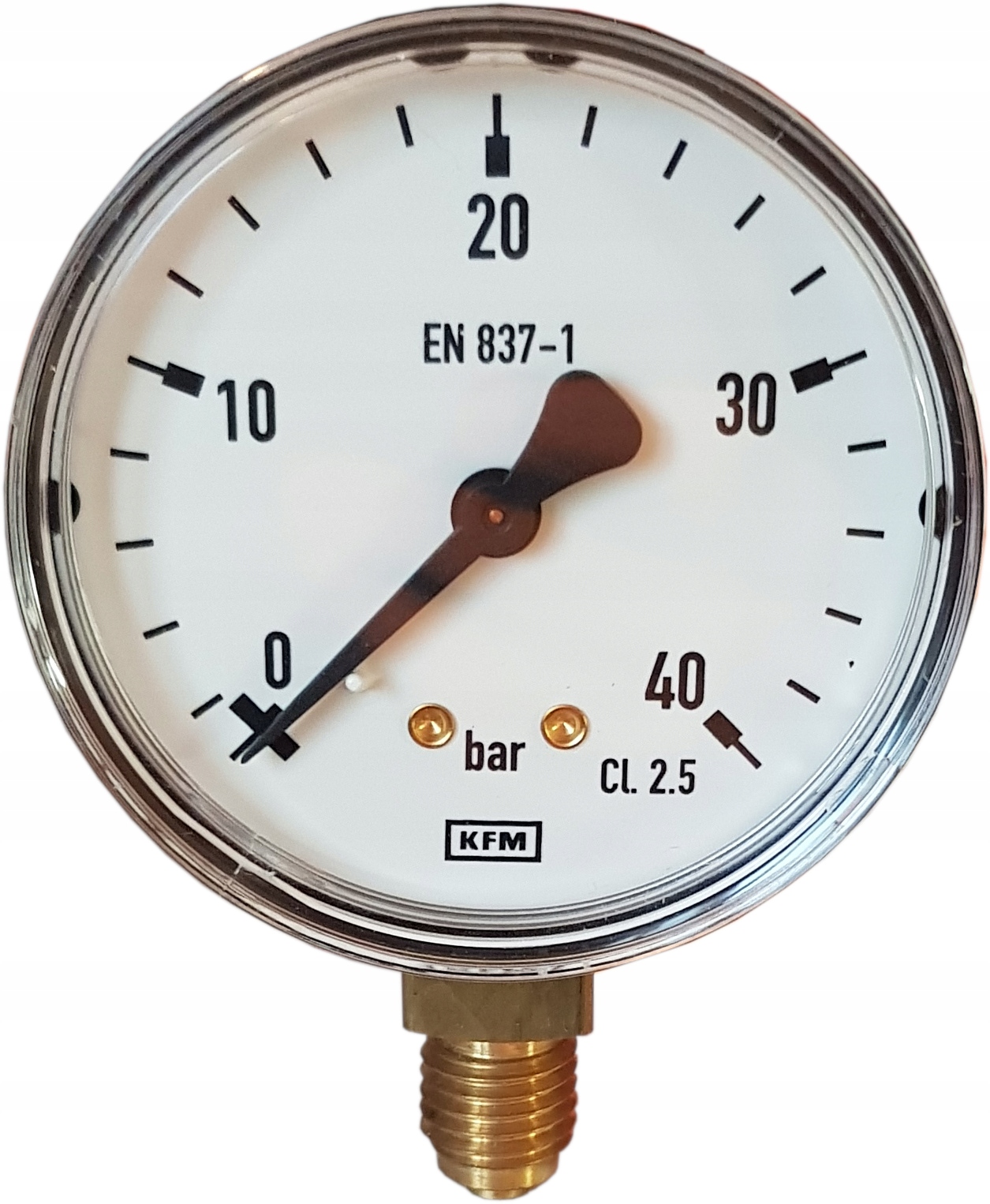 ROZMER 63mm 1/4 40 BAR SPODNÝ RADIÁLNY