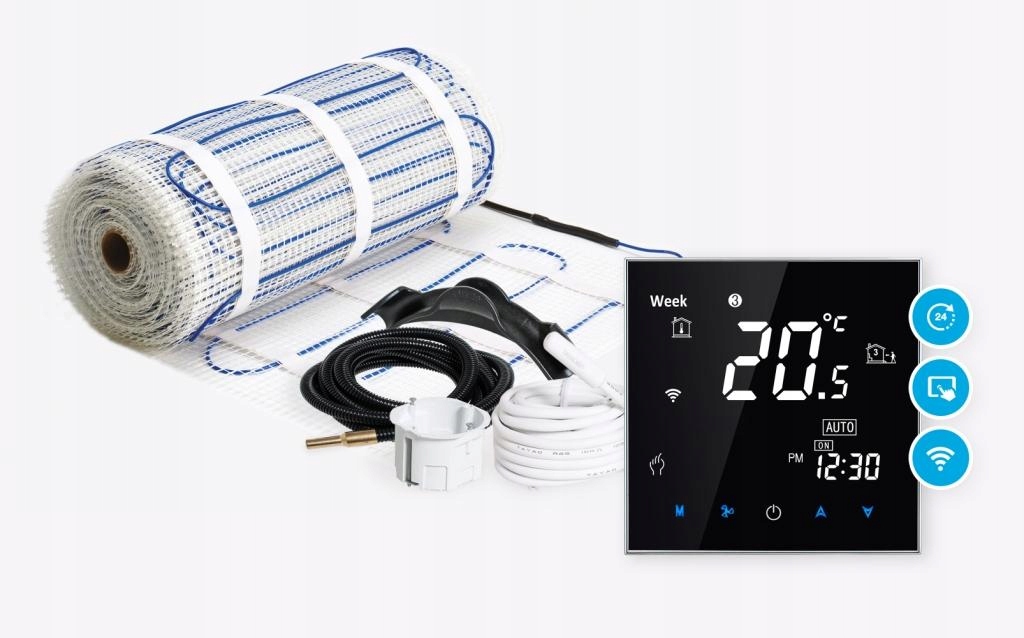 Vykurovacia matica vykurovanie 8m2 sada – T2 wifi touch