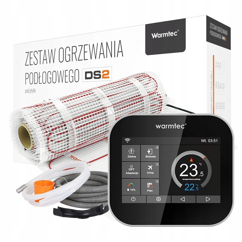 Vykurovacia matica vykurovacia sada jej čierna 4 m2