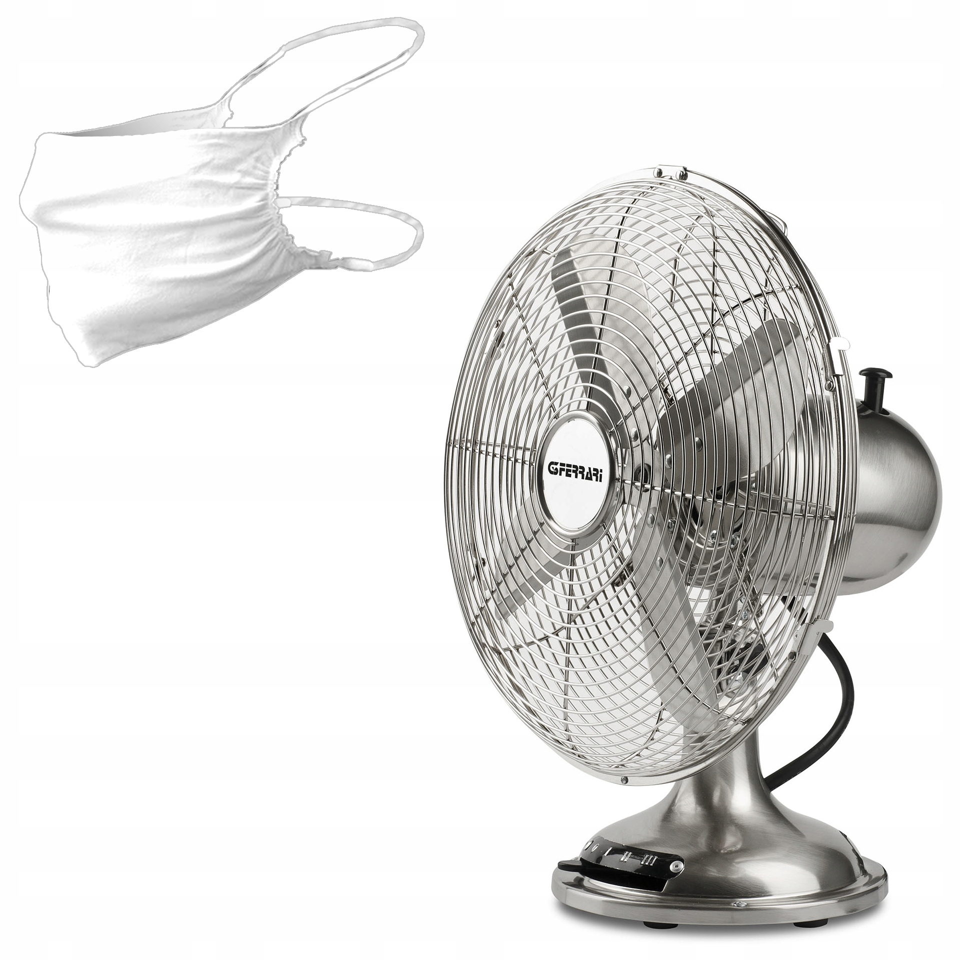 Ventilátor – KOVOVÝ VENTILÁTOR G3FERRARI G50034 + MASKA