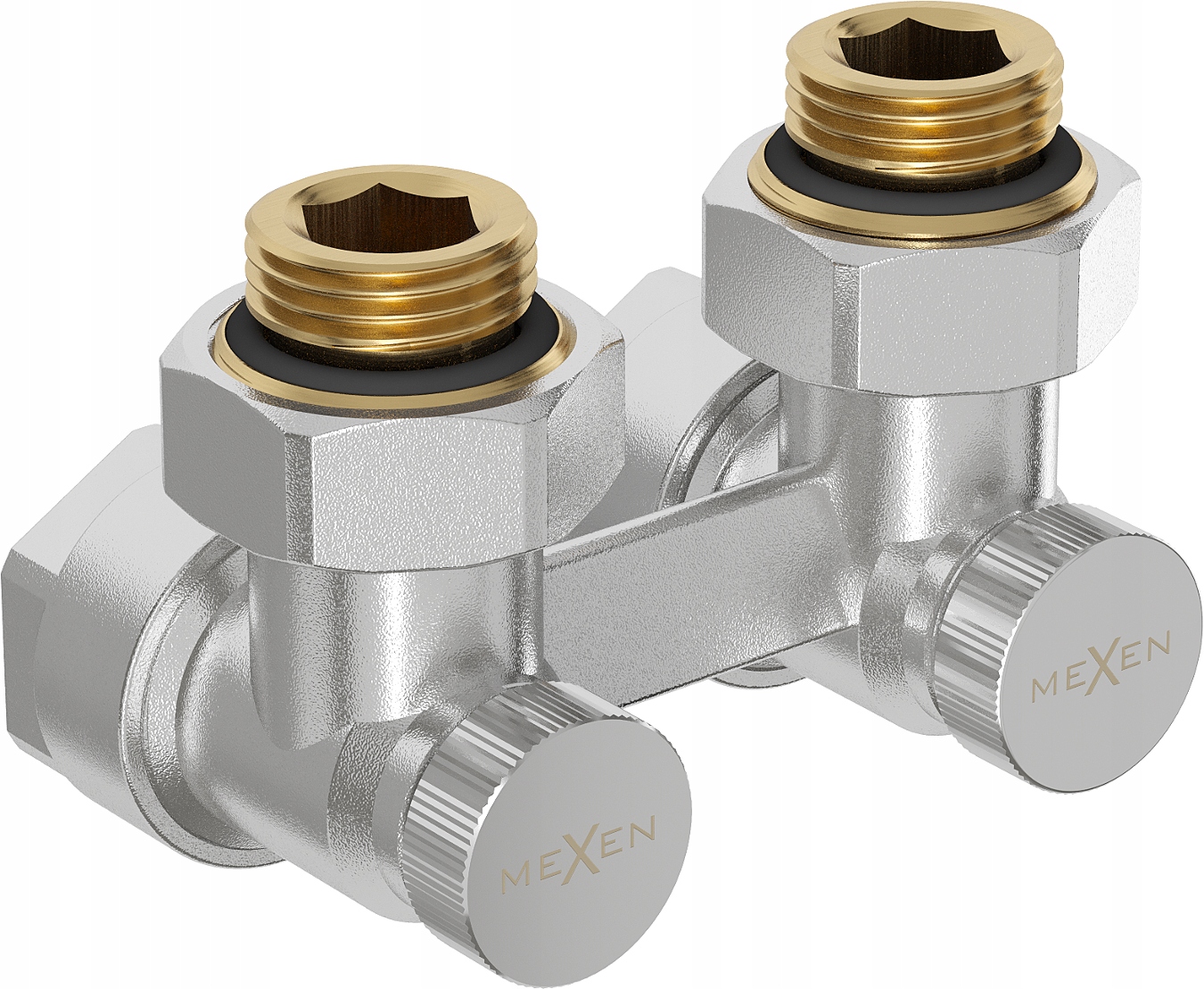 MEXEN UHLOVÝ VENTIL 1/2"x16 MM DVOJRÚROVÝ DN50 PRE NIKLOVÝ RADIÁTOR