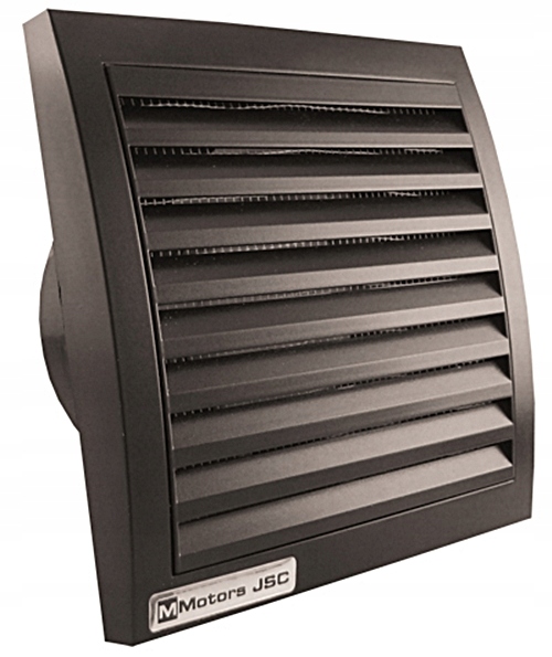Ventilátor – Kúpelňový ventilátor MM120 BLACK so spätnou klapkou