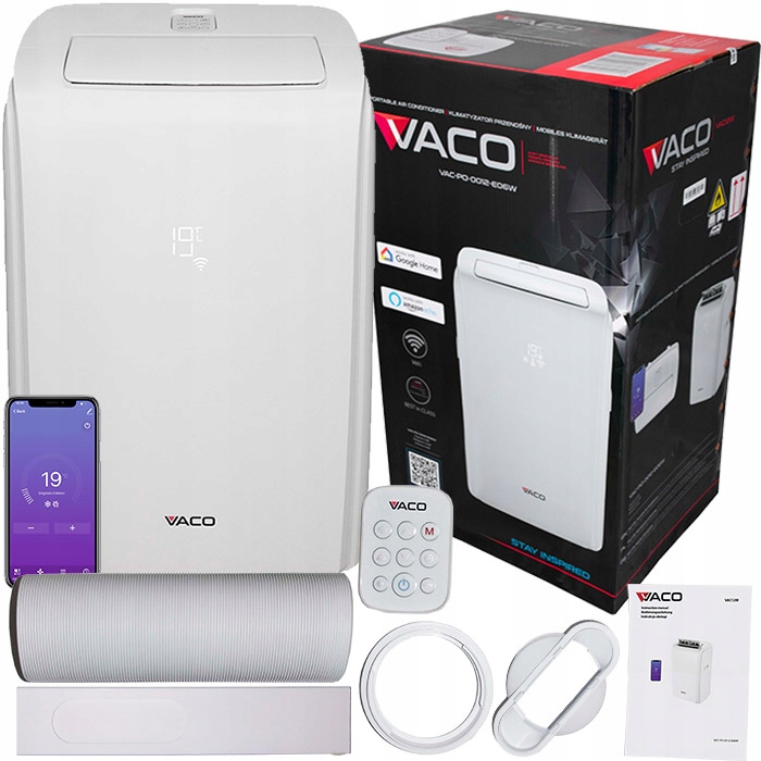 VÝKONNÝ PRENOSNÝ KLIMATIZÁTOR VACO 3v1 + DIAĽKOVÉ OVLÁDANIE + WiFi