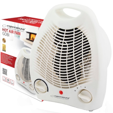 Výkonný elektrický ohrievač ventilátora farelka