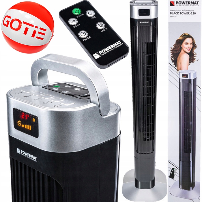 Ventilátor - SILNÝ VENTILÁTOR STĹPOVEJ PODLAHY + DIAĽKOVÉ OVLÁDANIE