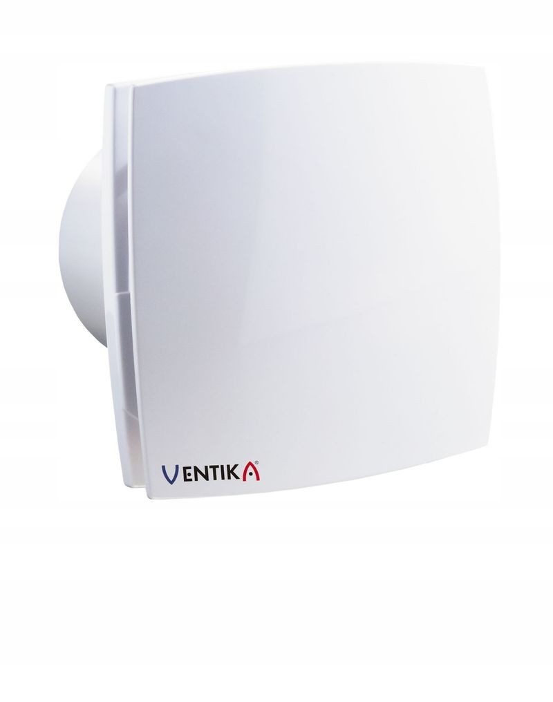 Ventilátor - MODERNÝ axiálny ventilátor fi 100 mm biely štandard