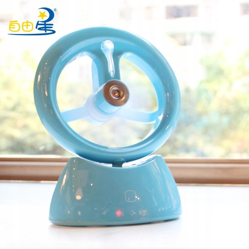 Ventilátor - Postrekovač s vodnou hmlou s malým vetrákom s USB