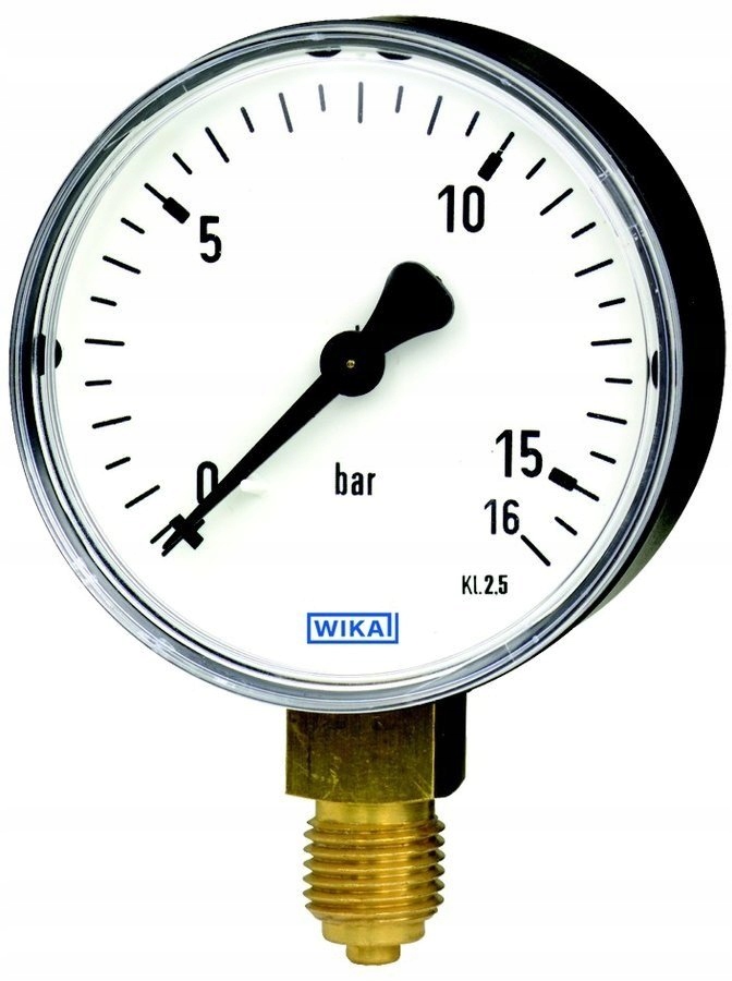 Tlakomer 111.10.160, oceľ M20x1,5 0-16 bar