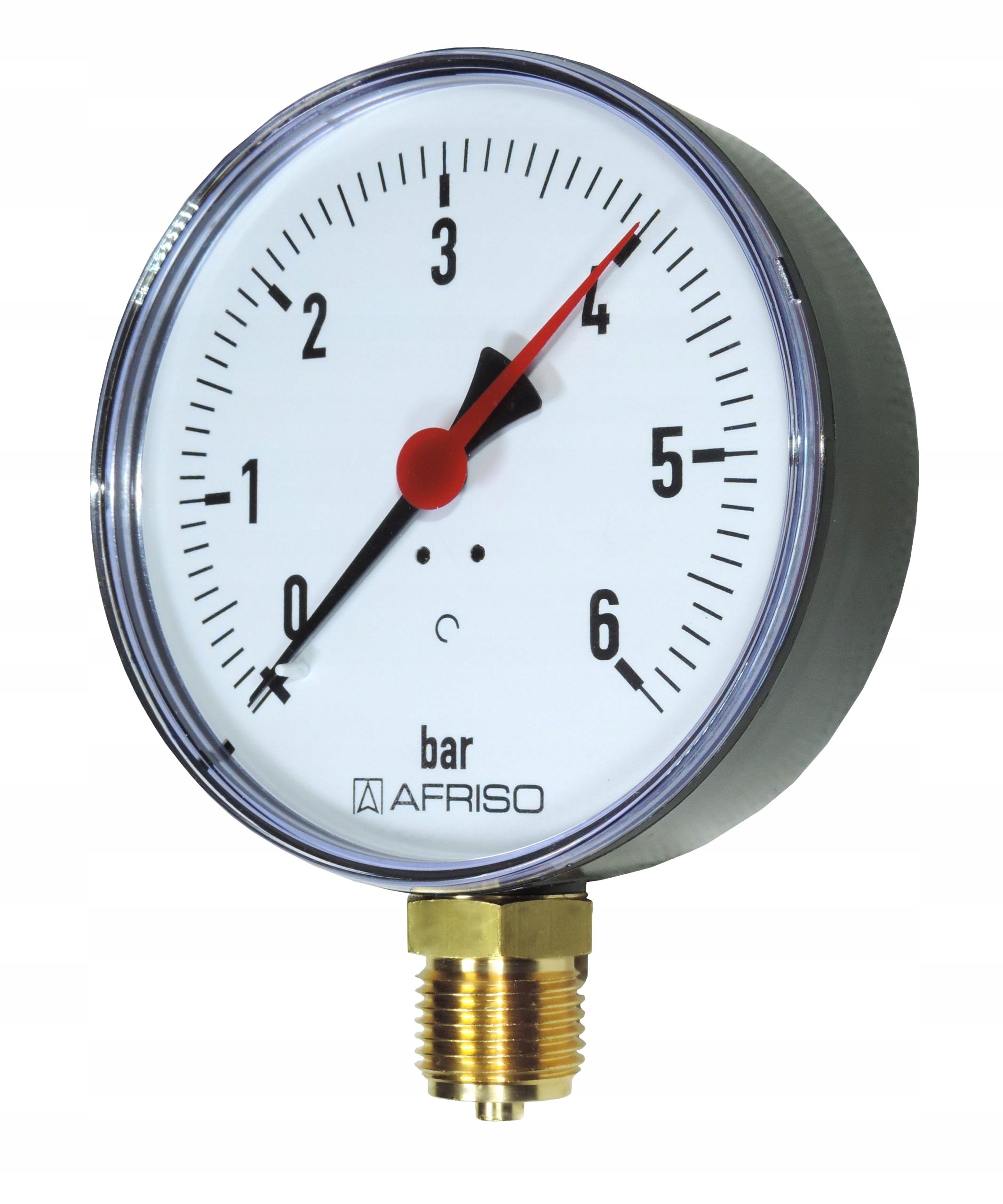 Manometer vykurovania RF100 0-6bar 1/2 " RAD