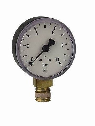 Štandardný tlakomer RF 100, 0-10 bar, AFRISO