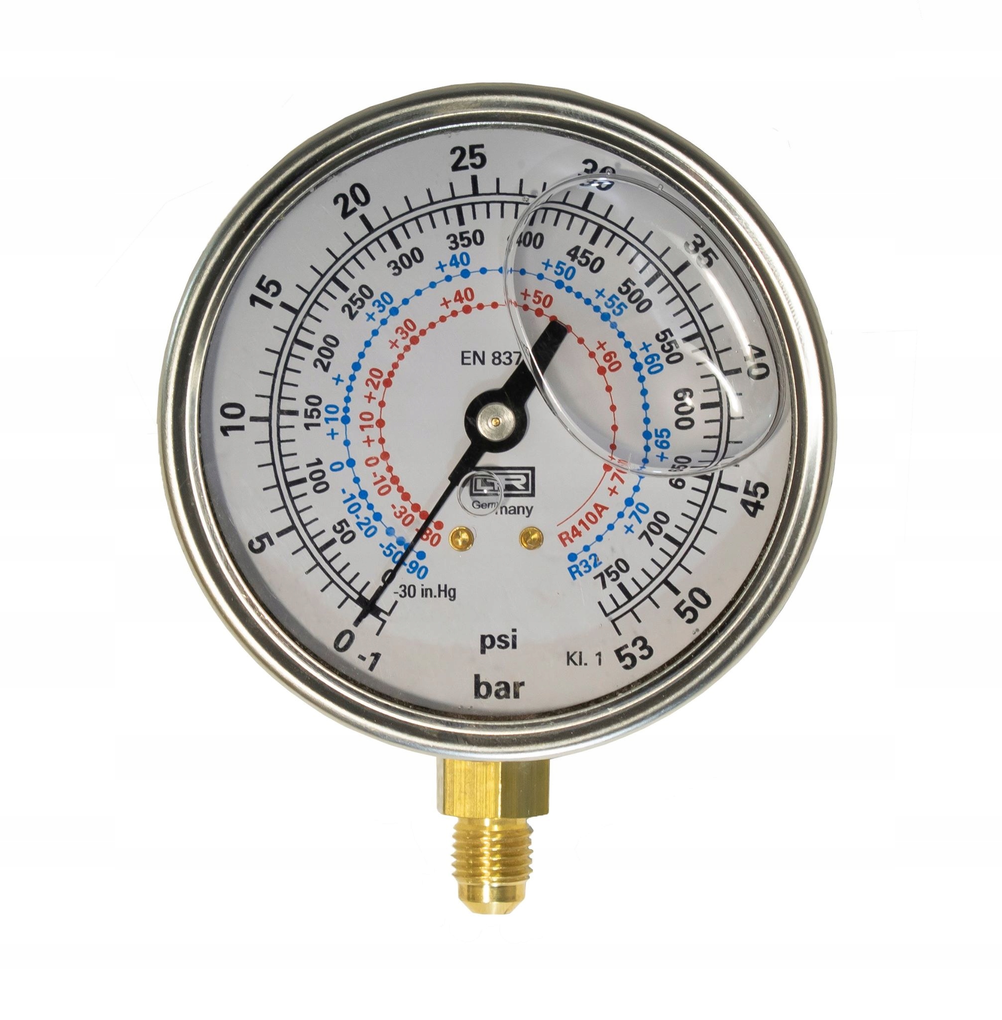 Vysokotlakový manometer s glycerínom R32 R410A