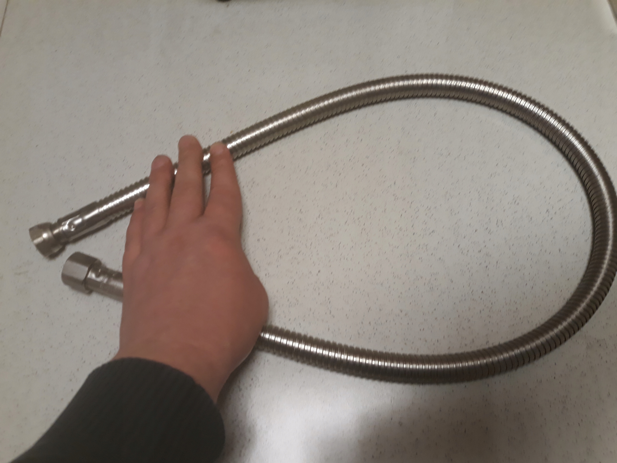 Kovová plynová hadica 1 meter