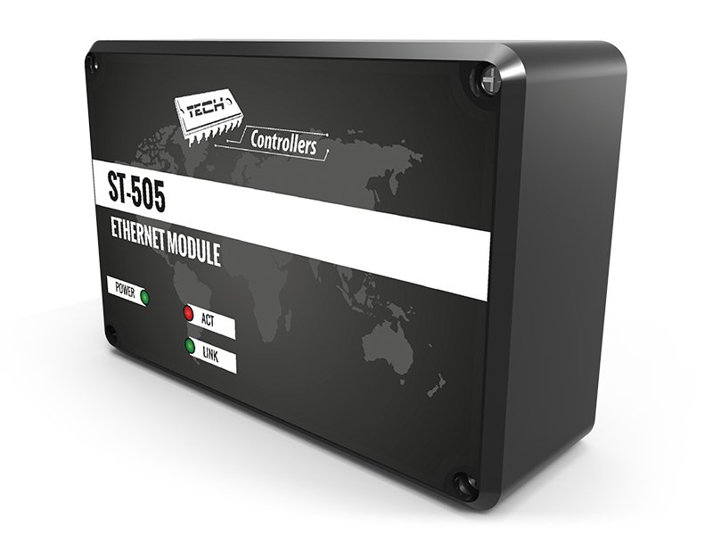 Internetový modul TECH ST-505 na diaľkové ovládanie kotla