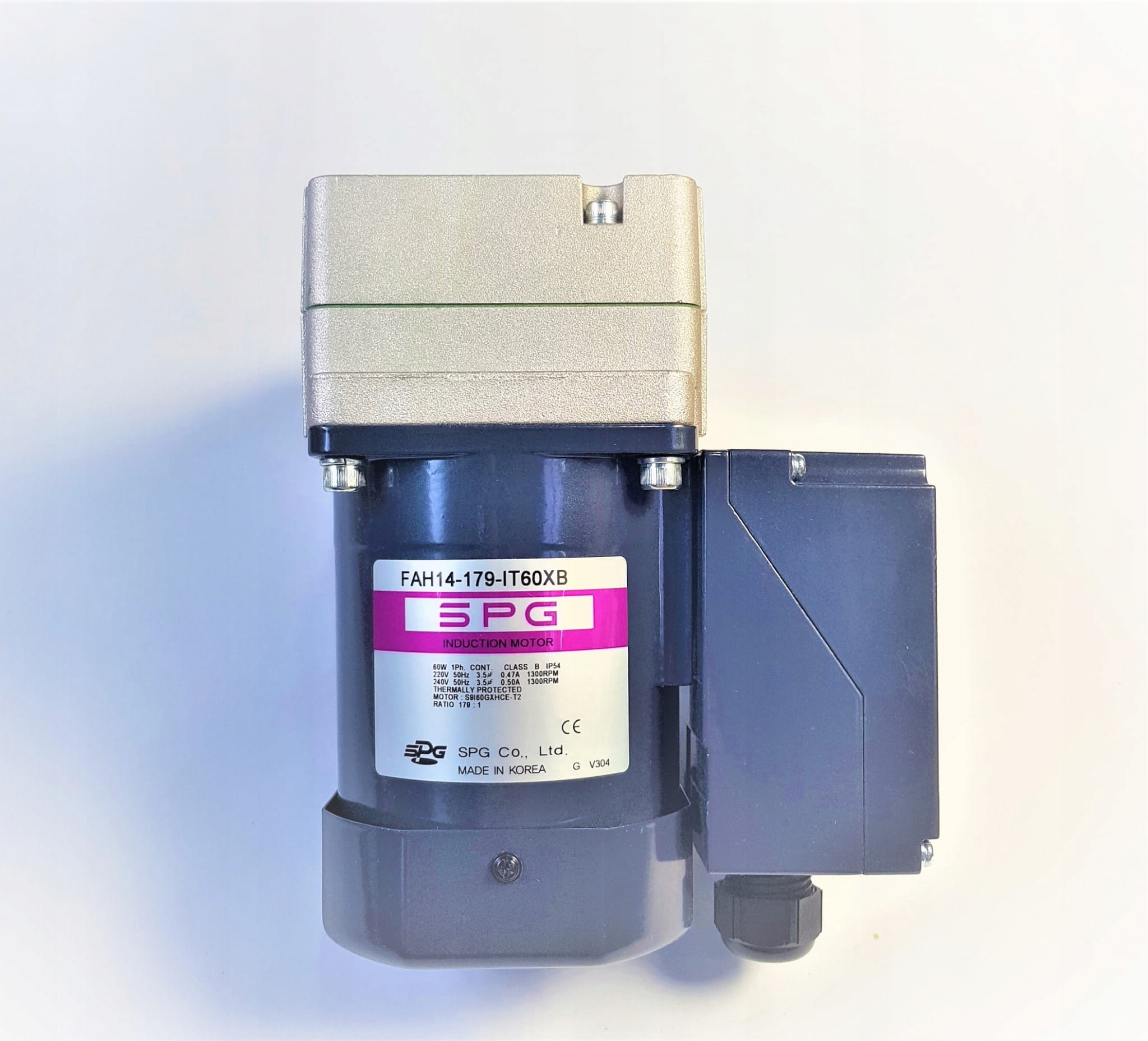 Prevodový motor 60 W 230VAC 7,2r / min 64,1Nm