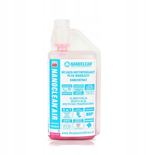 NANOCLEAN CONCENTRATE Biocidná tekutina 1 L = 20 ORCHID