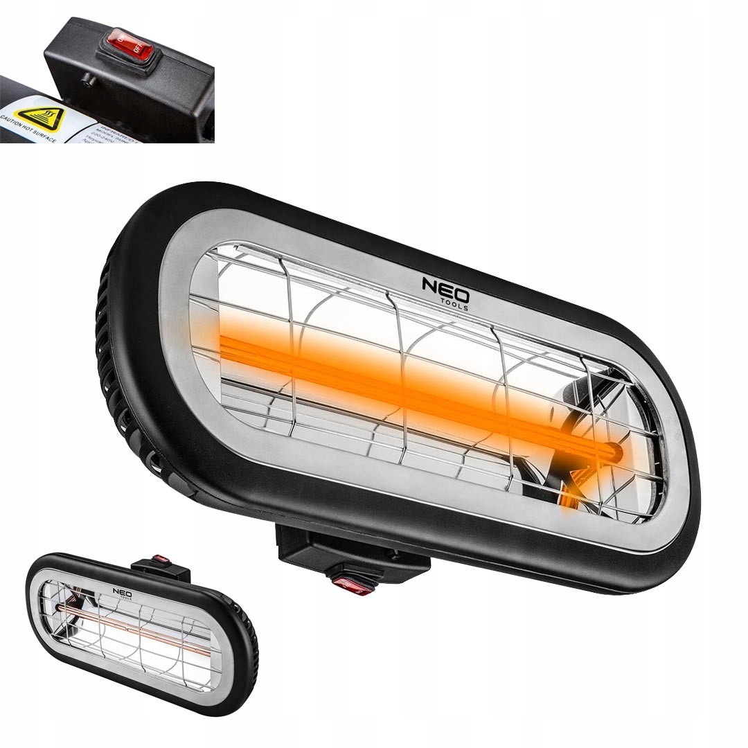 NEO TOOLS 2000 W sálavý ohrievač 90-032