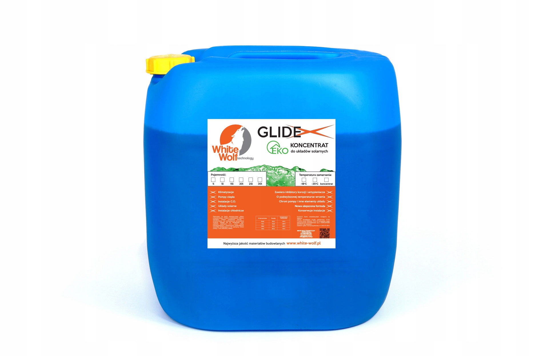 Koncentrát propylénglykolu GLIDEX EKO –70 °C – 5 l