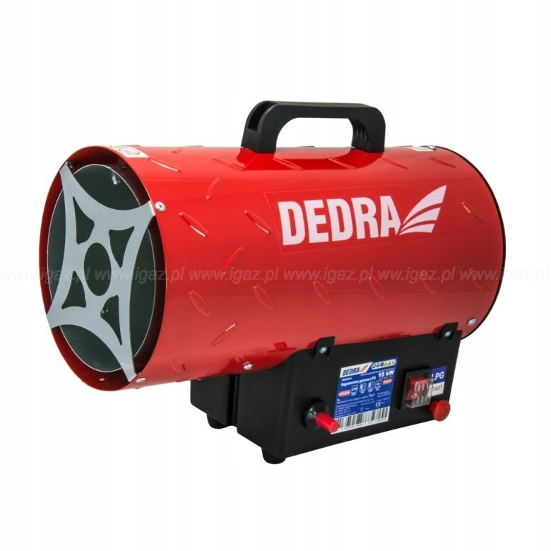 15 kW plynový ohrievač pre plyn Dedra